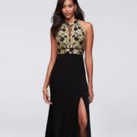 Morgan & Co. Dresses & Skirts - Long evening black dress size 3/4